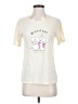 Assorted Brands Ivory Short Sleeve T-Shirt Size S - photo 1