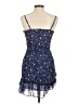 Aqua 100% Polyester Floral Blue Cocktail Dress Size M - photo 2