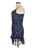 Aqua 100% Polyester Floral Blue Cocktail Dress Size M - photo 5