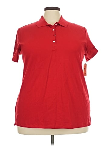 St. John's Bay Short Sleeve Blouse (view 1)