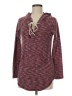 Inspired Hearts Burgundy Pullover Sweater Size M - photo 1