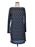 MICHAEL Michael Kors Polka Dots Blue Casual Dress Size XL - photo 1