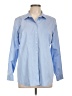 J.Jill Blue Long Sleeve Button-Down Shirt Size Lg Petite - photo 1