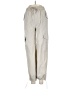 Unbranded 100% Polyester Ivory Cargo Pants Size S (estimated) - photo 1