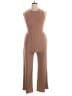 Cider Solid Brown Jumpsuit Size XL - photo 1