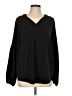 Unbranded 100% Polyester Black Long Sleeve Blouse Size L - photo 1