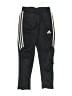 Adidas 100% Polyester Black Gray Track Pants Size 9 - photo 1