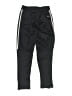 Adidas 100% Polyester Black Gray Track Pants Size 9 - photo 2