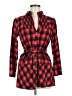 HEATHER Plaid Red Long Sleeve Button-Down Shirt One size - photo 1