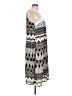 NY Collection 100% Polyester Chevron-herringbone Silver Casual Dress Size L - photo 4