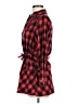 HEATHER Plaid Red Long Sleeve Button-Down Shirt One size - photo 5