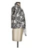 Panama Jack Animal Print Silver Short Sleeve Blouse Size XS - photo 4