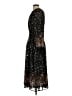 Current Air 100% Polyester Paisley Black Casual Dress Size S - photo 5