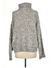 MNG Tweed Gray Turtleneck Sweater Size 6 - photo 2
