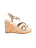 Torrid Tan Gold Wedges Size 10 - photo 1