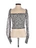 Little Moon 100% Polyester Silver Long Sleeve Top Size XS - photo 1