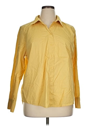 Banana Republic Factory Store Long Sleeve Button-Down Shirt (view 1)