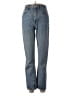 Zara Hearts Blue Jeans Size 2 - photo 1