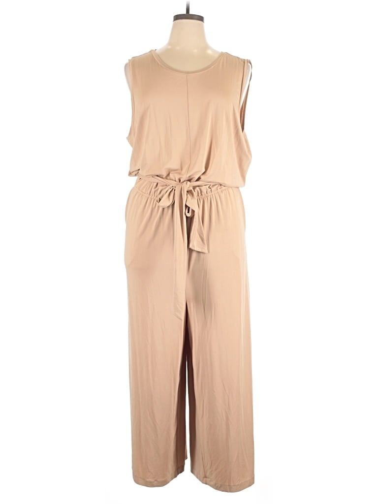 Pre-owned Banana Republic Jumpsuit In Tan