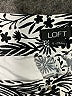 Ann Taylor LOFT 100% Polyester Paisley Black Casual Pants Size 8 - photo 7
