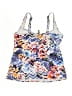 Sunseeker Print Blue Swimsuit Top Size Lg (34DD) - photo 2