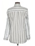 Express Stripes Silver Long Sleeve Blouse Size M - photo 2