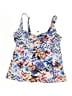 Sunseeker Print Blue Swimsuit Top Size Lg (34DD) - photo 1