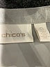 Chico's 100% Polyester Metallic Silver Short Sleeve Blouse Size Sm (0) - photo 7
