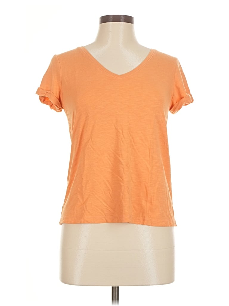 Pre-owned Max Studio Short Sleeve T-shirt In Orange