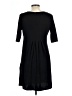Yala Solid Black Casual Dress Size L - photo 2