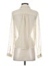 Keds 100% Polyester Metallic Ivory Long Sleeve Blouse Size S - photo 2