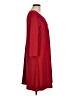 Chico's Solid Red Casual Dress Size Med (1) - photo 4