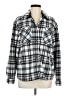 Sage Collective 100% Polyester Plaid Gray Jacket Size M - photo 1