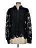 T Tahari 100% Polyester Black Long Sleeve Blouse Size P (petite) - photo 1