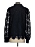 T Tahari 100% Polyester Black Long Sleeve Blouse Size P (petite) - photo 2