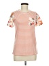 Mocking Top Orange Short Sleeve Top Size M - photo 1