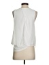 Green Envelope White Sleeveless Blouse Size S - photo 2