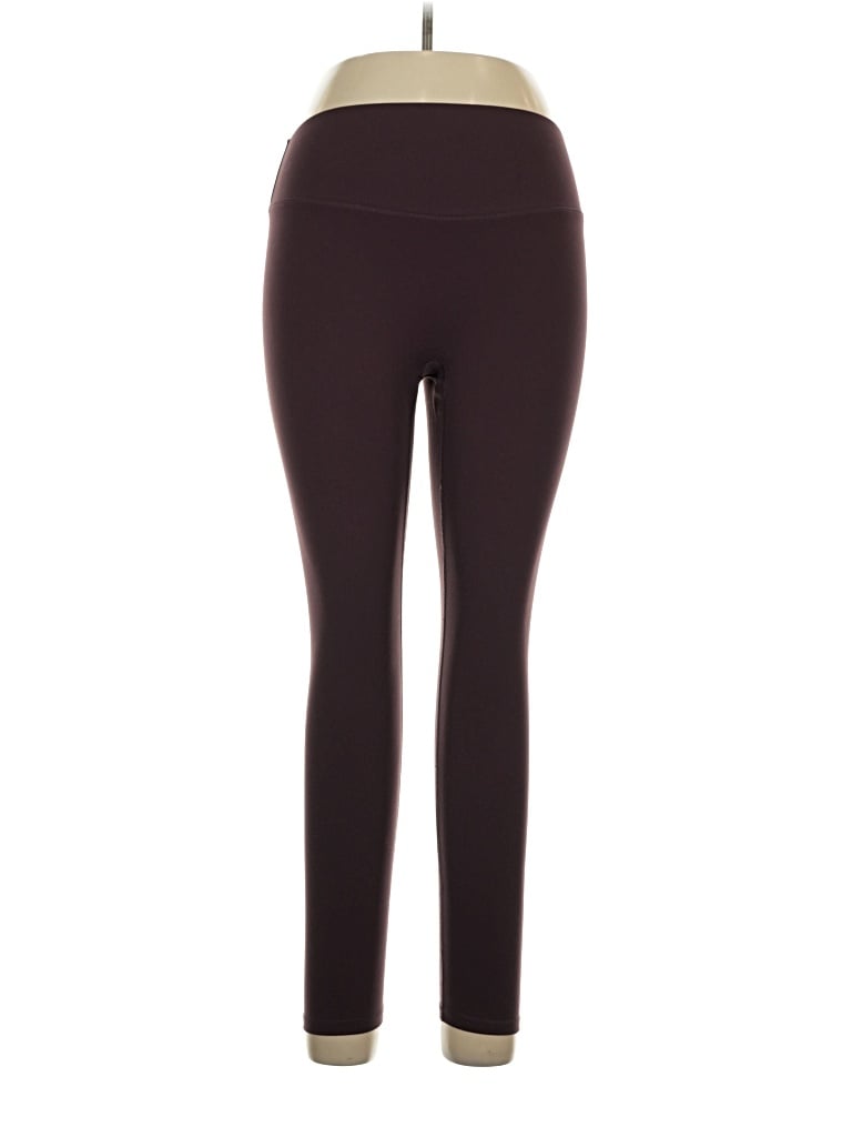 Pre-owned Fabletics Active Pants In Burgundy