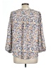 Collective Concepts 100% Polyester Ivory 3/4 Sleeve Blouse Size L - photo 2
