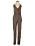 Lulus 100% Rayon Solid Brown Green Jumpsuit Size XS - photo 1
