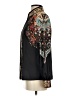 Shein Paisley Black Long Sleeve Blouse Size 2 - photo 5