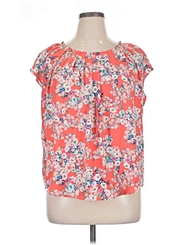 LC Lauren Conrad Short Sleeve Blouse (view 1)