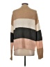 Almost Famous Color Block Tan Pullover Sweater Size S - photo 2