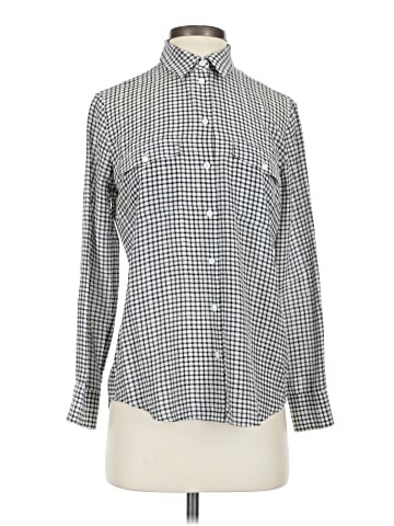 Club Monaco Long Sleeve Silk Top (view 1)