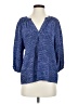 Joie 100% Silk Blue 3/4 Sleeve Silk Top Size XS - photo 1