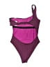 Lemlem Chevron-herringbone Purple One Piece Swimsuit Size L - photo 2
