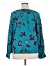 Nine West 100% Polyester Teal 3/4 Sleeve Blouse Size XL - photo 2