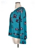 Nine West 100% Polyester Teal 3/4 Sleeve Blouse Size XL - photo 5