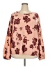 Elle Floral Pink Pullover Sweater Size XXL - photo 1