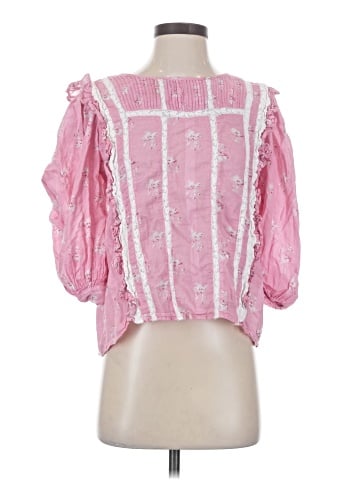 LoveShackFancy 3/4 Sleeve Blouse (view 1)
